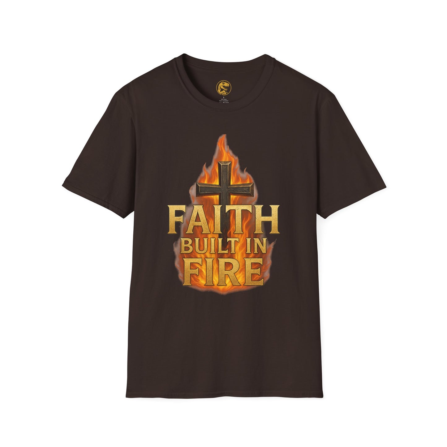 Faith Built in Fire Unisex Softstyle T-Shirt