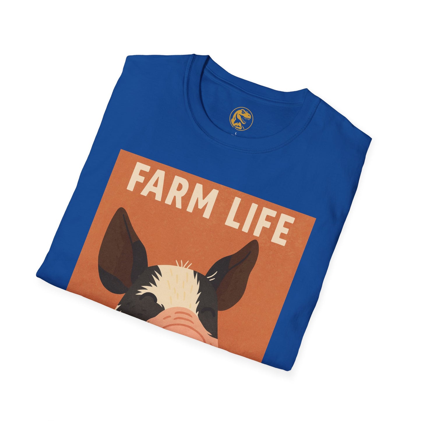 Farm Life pig Unisex Soft style T-Shirt, Casual Farm Tee, Cute Pig Graphic Shirt, Animal Lover Gift, Farm house Apparel