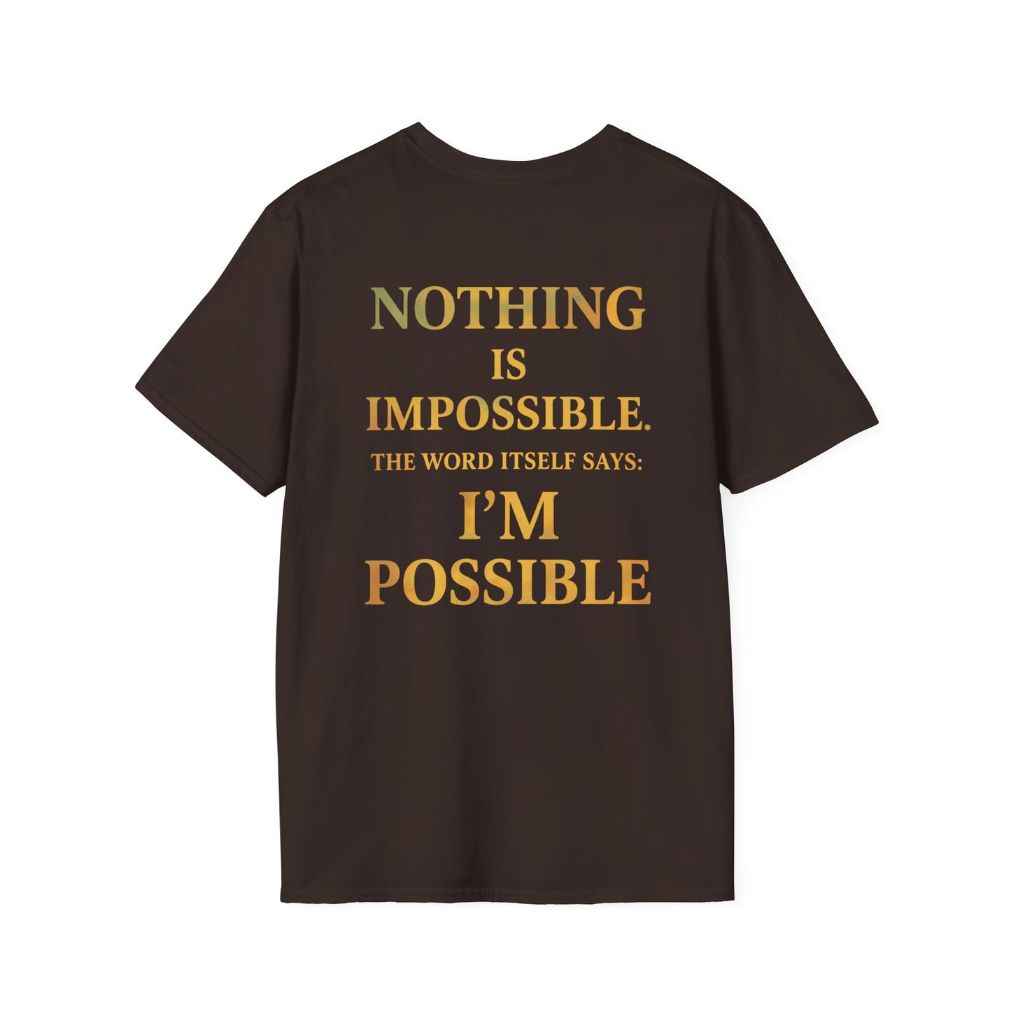 Inspirational Unisex T-Shirt - Stay Sober & I'm Possible, Motivational Tee, Recovery Support, Gift for Friends, Positivity Wear, [...]