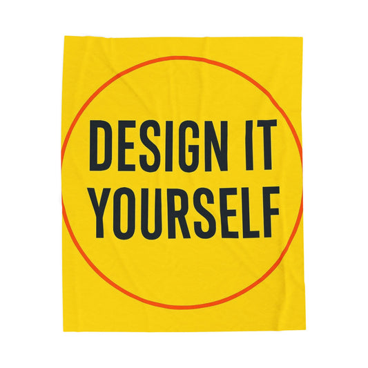 Custom Velveteen Plush Blanket - Cozy DIY Gift, Personalized Home Decor, Unique Baby Shower Present, Thoughtful Holiday Gift, Warm Throw