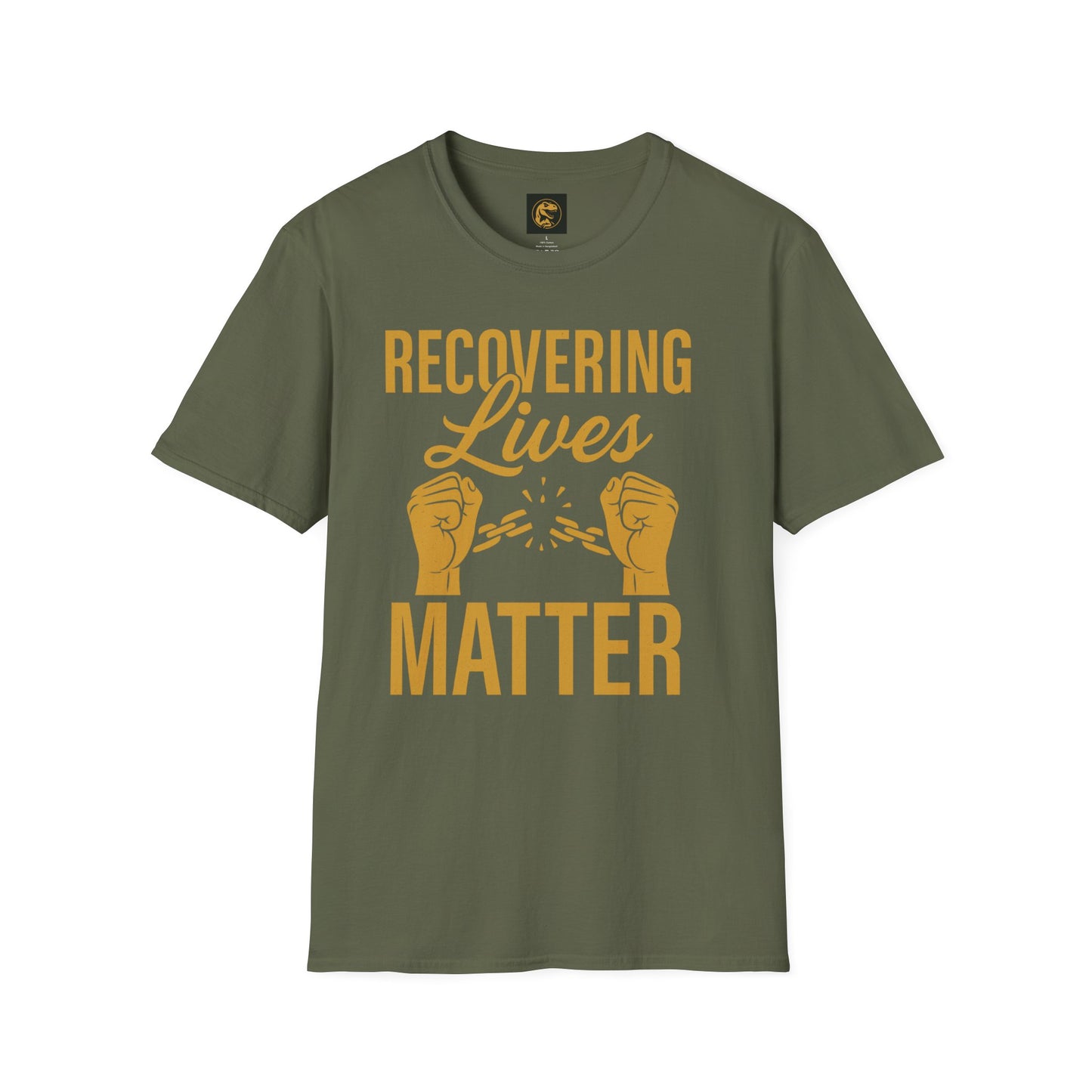Empowerment Unisex T-Shirt | Recovering Lives Matter, Inspirational Tee, Recovery Support Shirt, Activism Apparel, Gift for Advocates