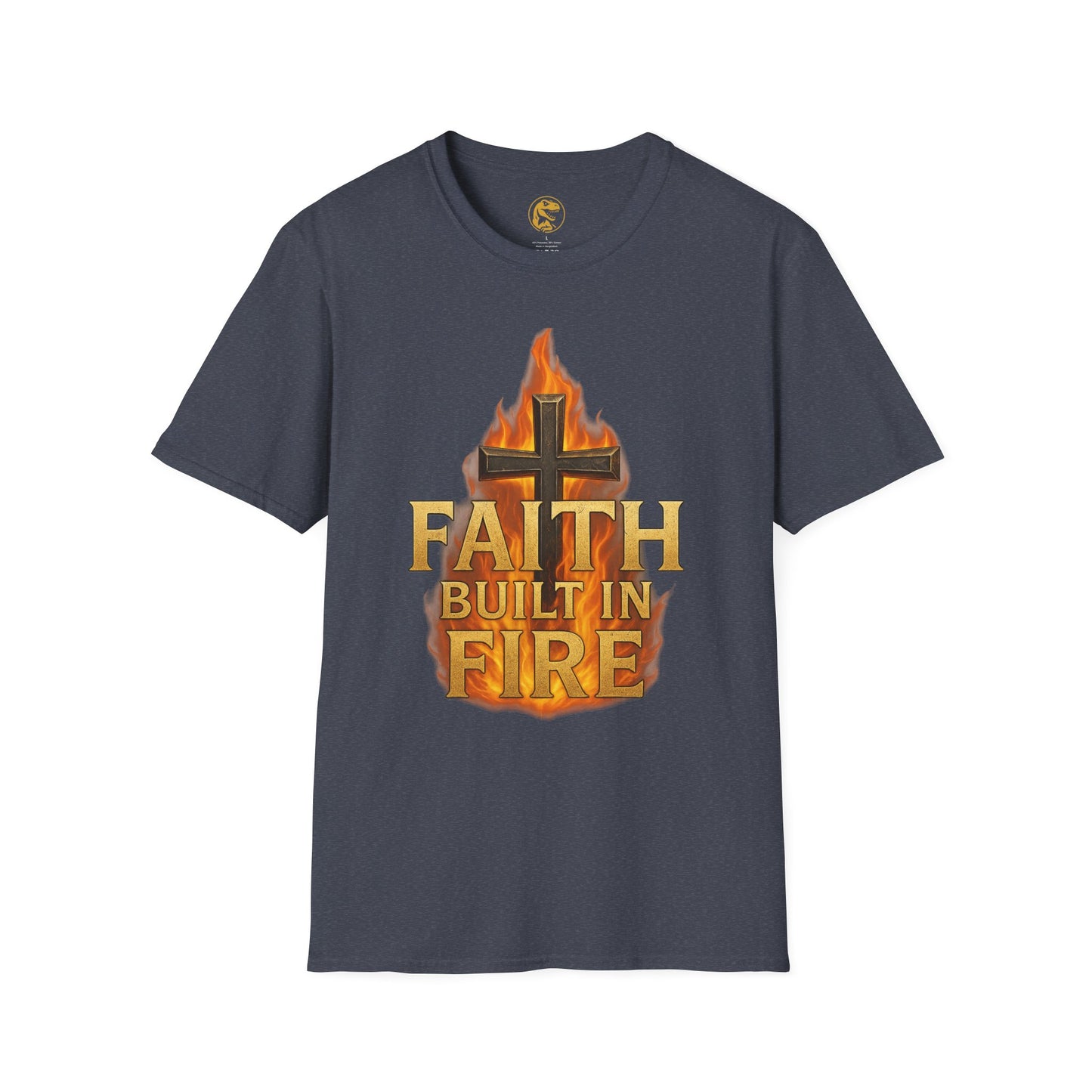 Faith Built in Fire Unisex Softstyle T-Shirt
