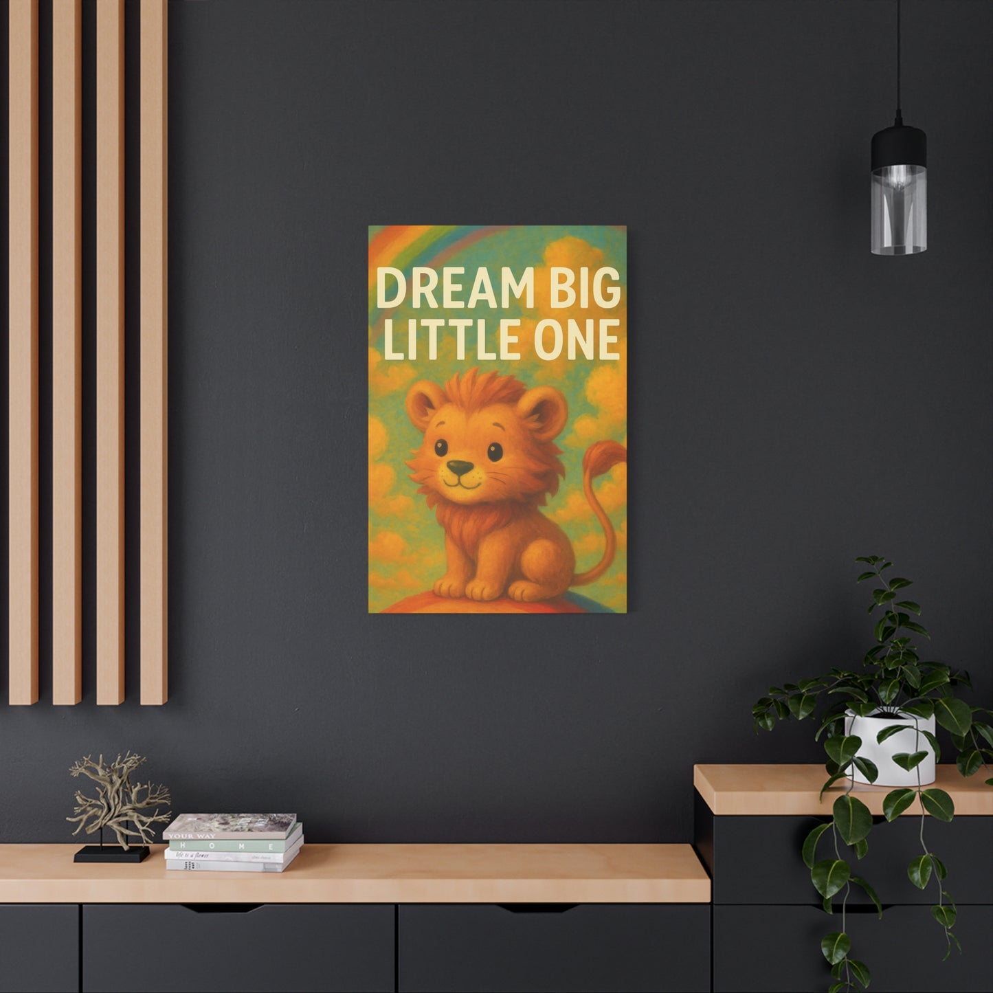 Dream Big Little One Lion Canvas Art, Children’s Room Decor, Inspirational Wall Art, Nursery Wall Hanging, Kid’s Gift, Baby Shower [...]