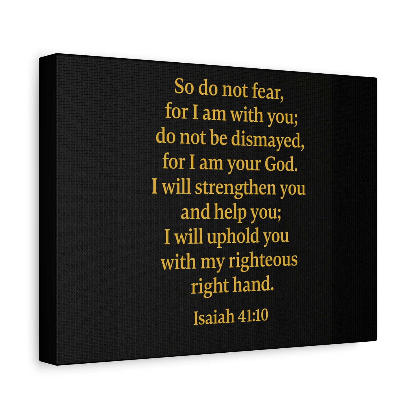 Inspirational Quote Isaiah 41:10 Wall Art, Motivational Canvas Print, Home Decor, Gift for Uplifting Moments, Faith-Based Decoration